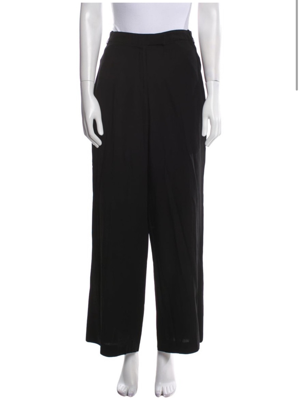 Ann Demeulemeester 2000s Black Dress Pants